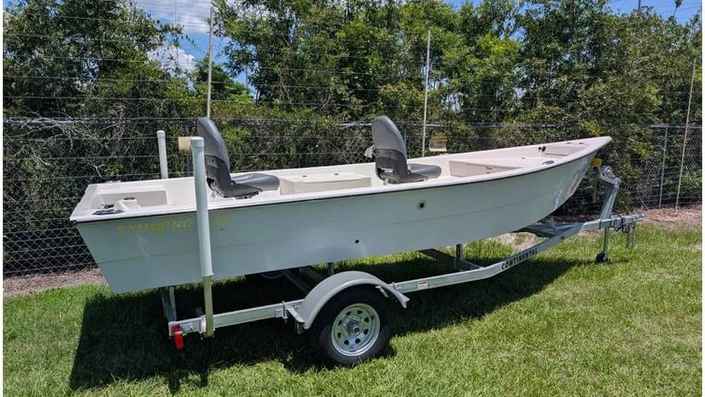 2025 Salty Boats Stumpnocker 174 Skiff Tiller 1