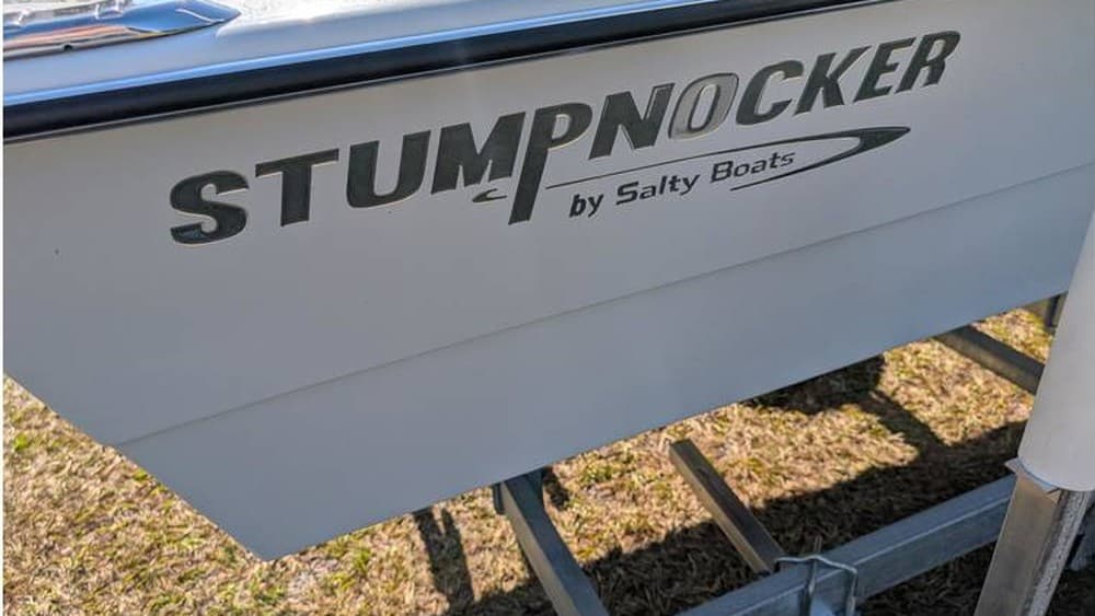 2025 Salty Boats Stumpnocker 174 Skiff Tiller 5